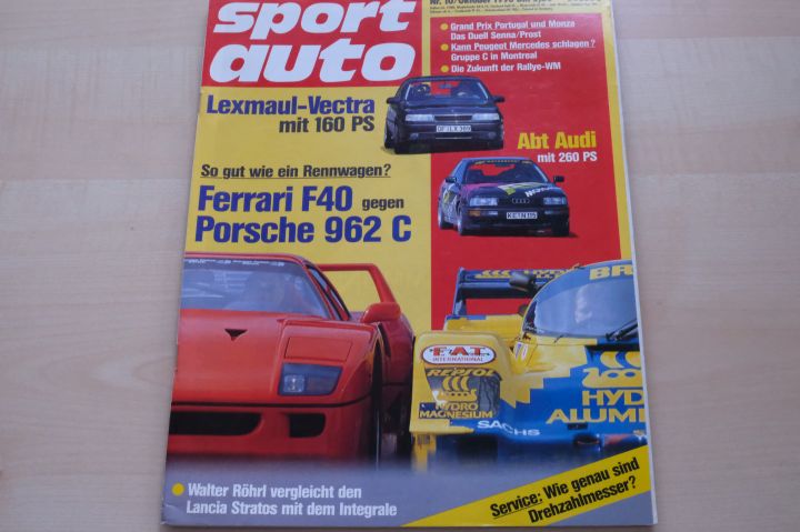 Deckblatt Sport Auto (10/1990)